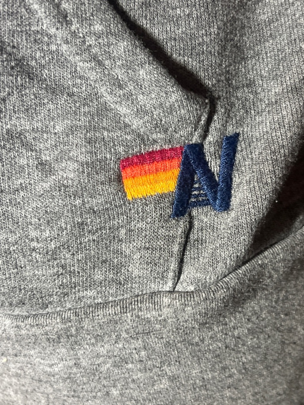 Aviator Nation Rainbow 5 Stripe Zip Hoodie - Picture 7 of 8